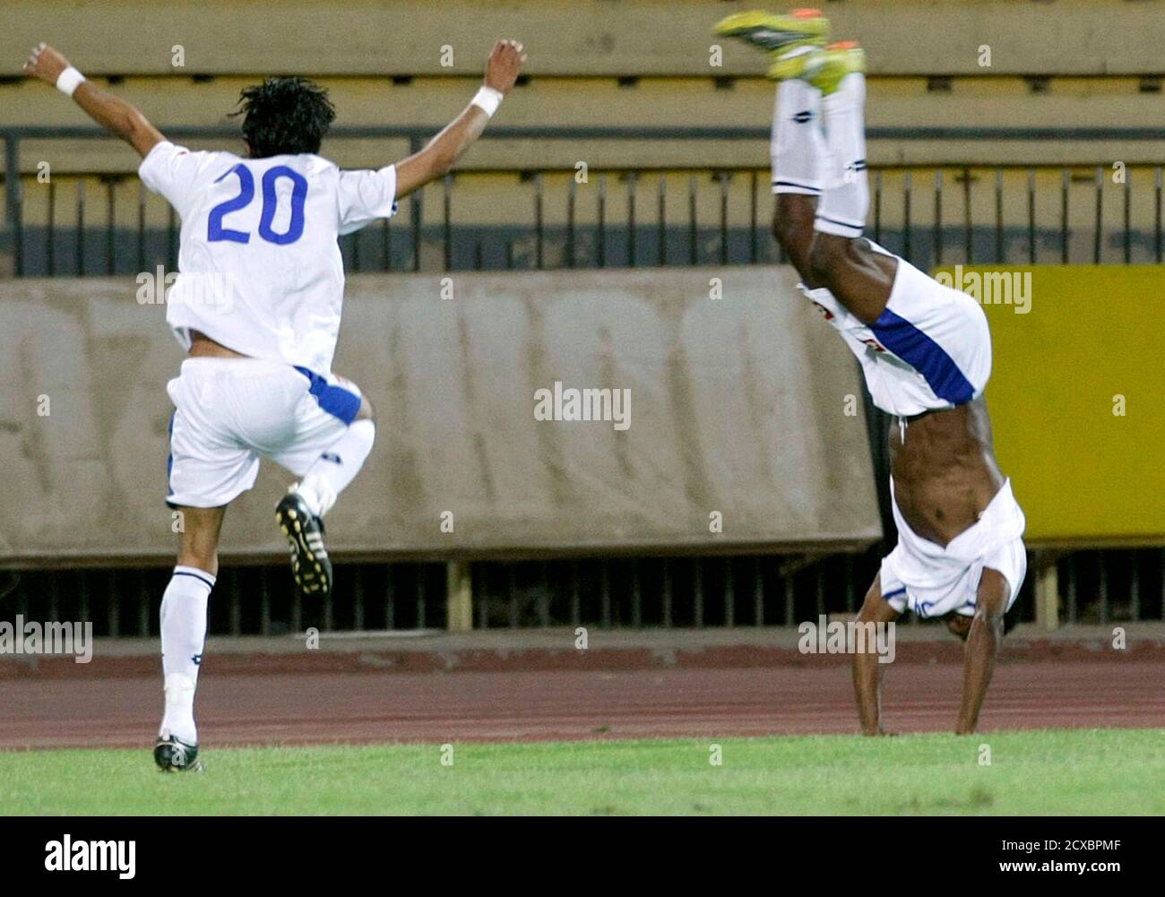 Al kuwait players celebrate goal hires stock photography and images