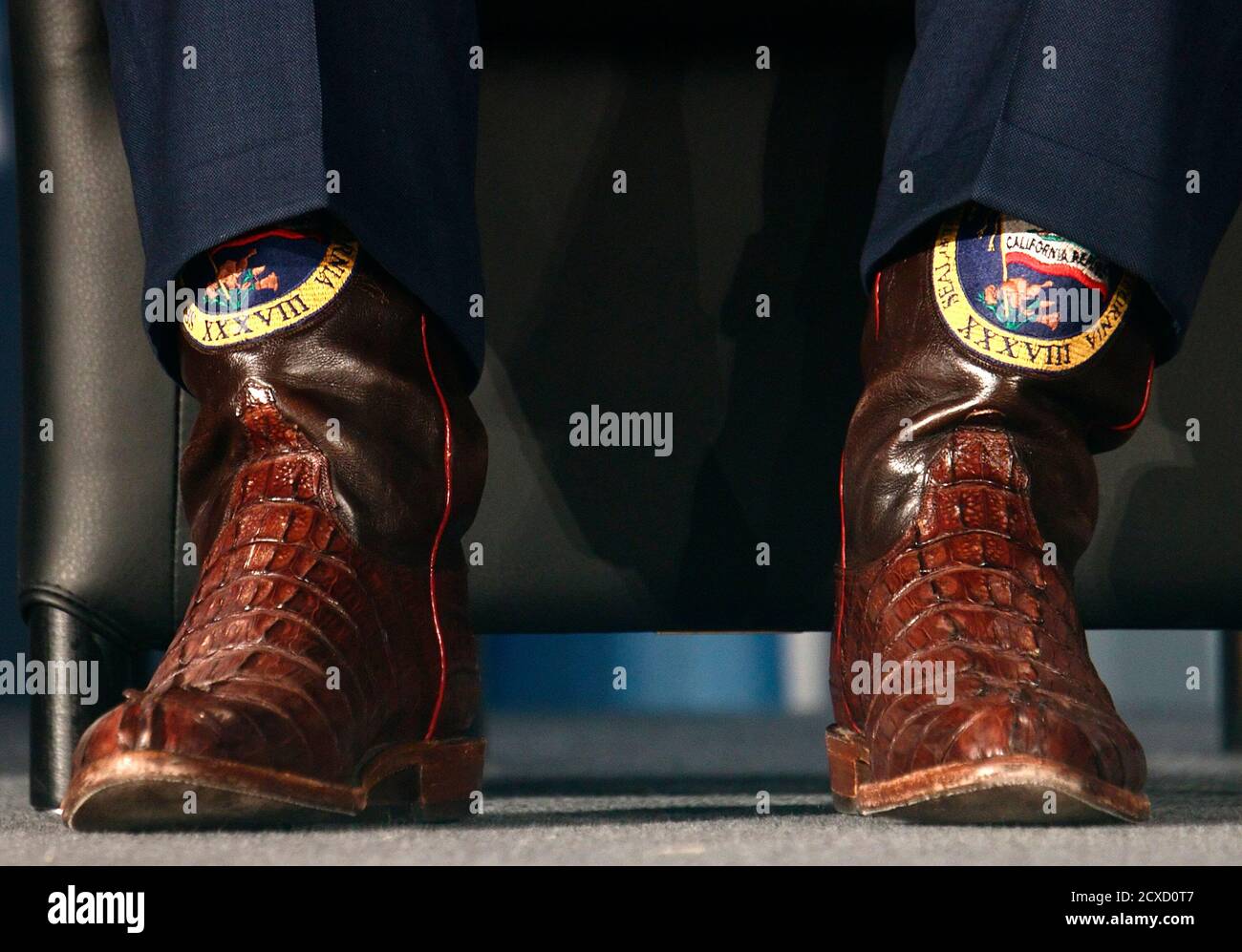 Schwarzenegger boots hi-res stock photography and images - Alamy