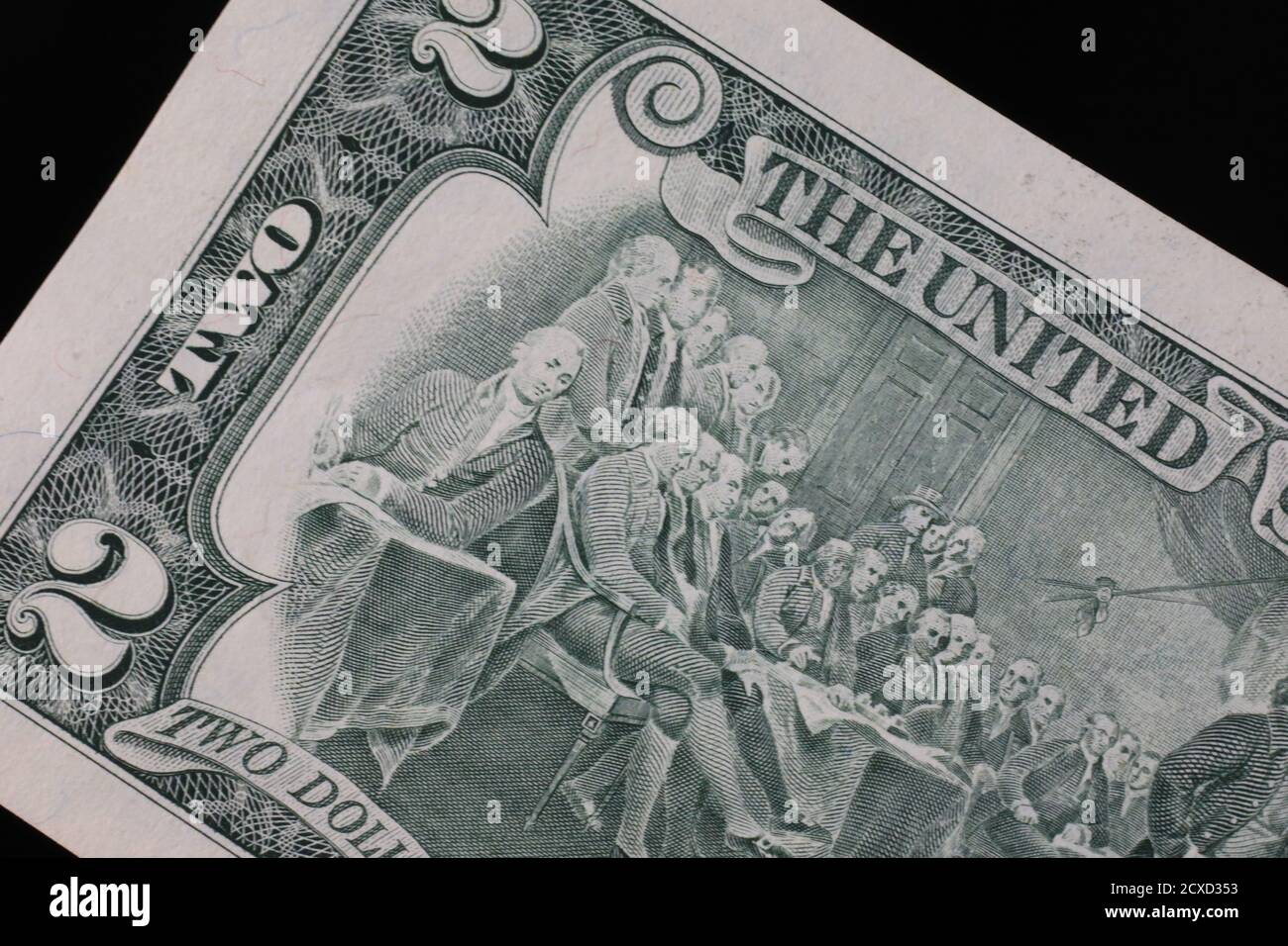 Two dollar bill ($2 Stock Photo - Alamy