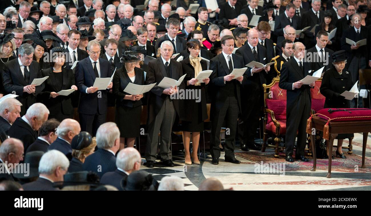 l r prime minister margaret thatcher high resolution stock photography and images alamy