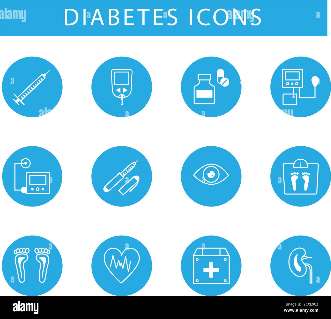 Diabetes Insulin Pump Stock Vector Images Alamy