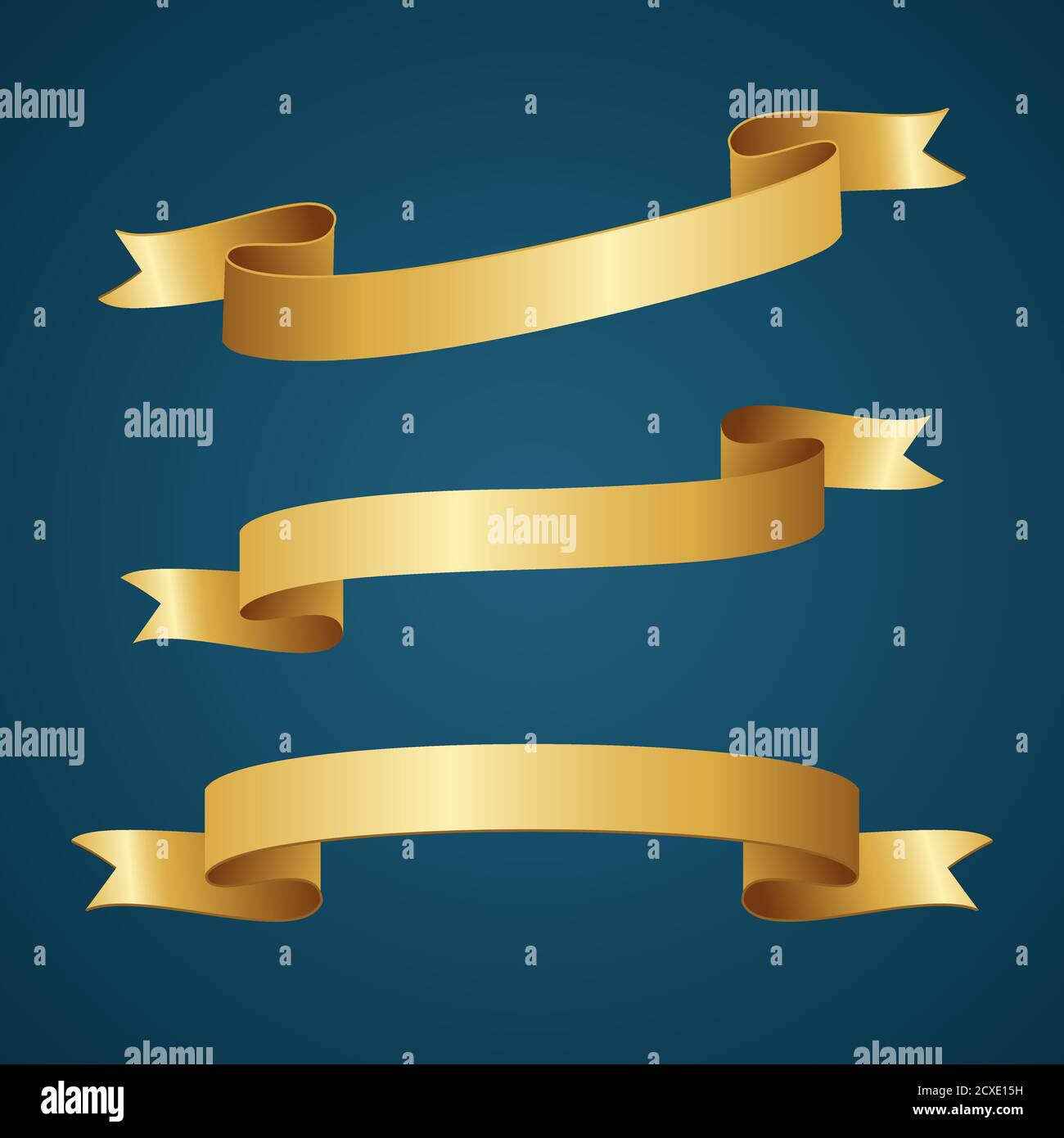 Gold ribbon for title, design of promotional products, use to highlight  title or promotional information. Banner, ribbon for web or print, vector  illustration Stock Vector Image & Art - Alamy
