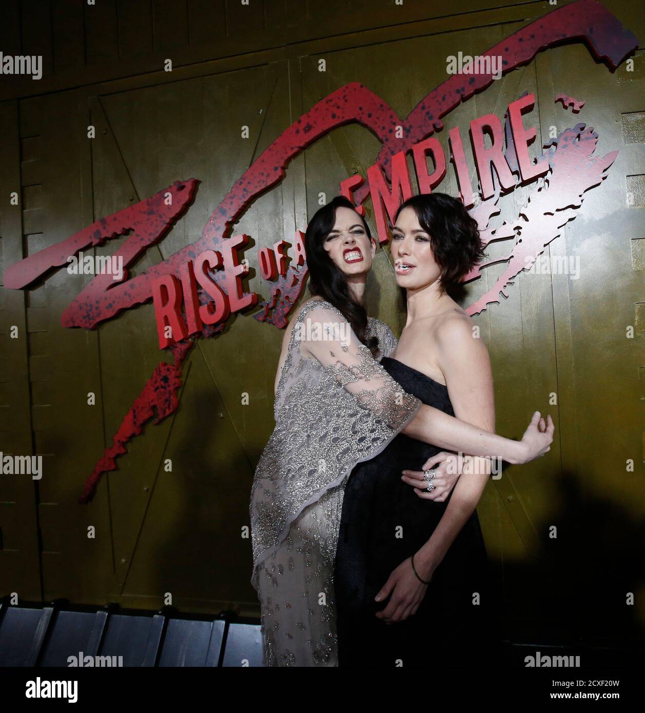 Cast Members Eva Green L And Lena Headey Pose At The Premiere Of 300 Rise Of An Empire In Hollywood California March 4 2014 The Movie Opens In The U S On March