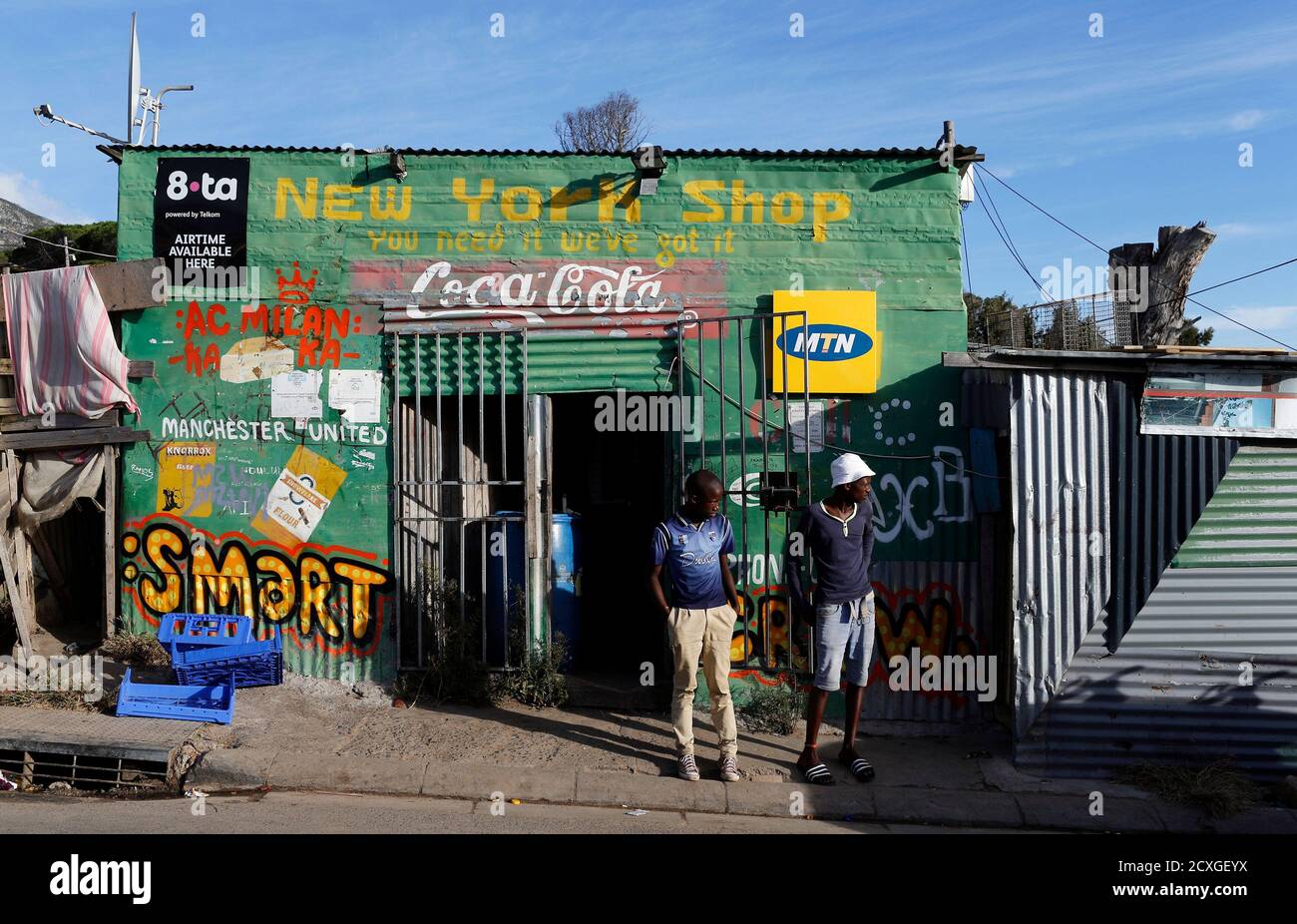 Spaza shops hires stock photography and images Alamy