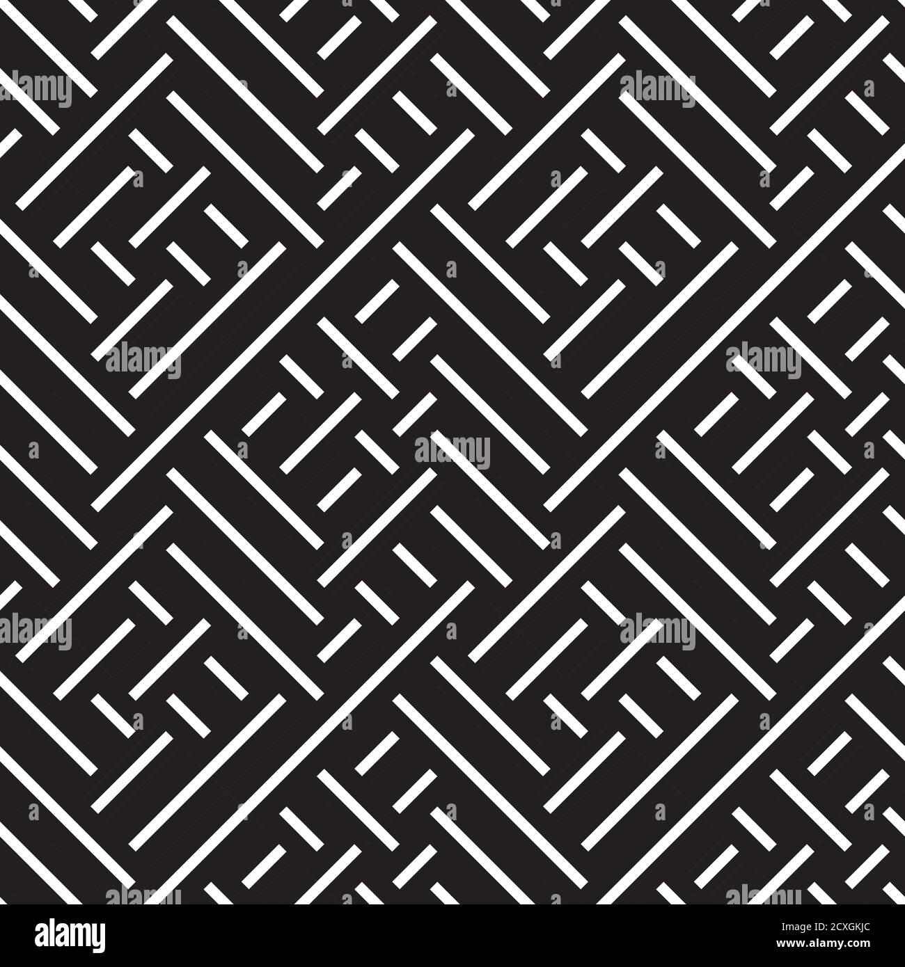 Seamless pattern with oblique white segments Stock Vector