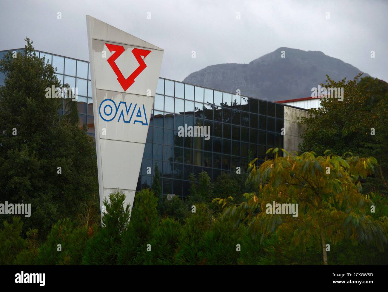 A general view of the Ona machine tools company is seen in Durango November 26, 2012. A company from Spain's Basque country smuggled machinery to Iran, for likely use in the country's nuclear programme, through an elaborate scheme involving a shell company in Turkey, Spanish tax authorities said on Monday.  REUTERS/Vincent West (SPAIN - Tags: BUSINESS ENERGY ENVIRONMENT) Stock Photo