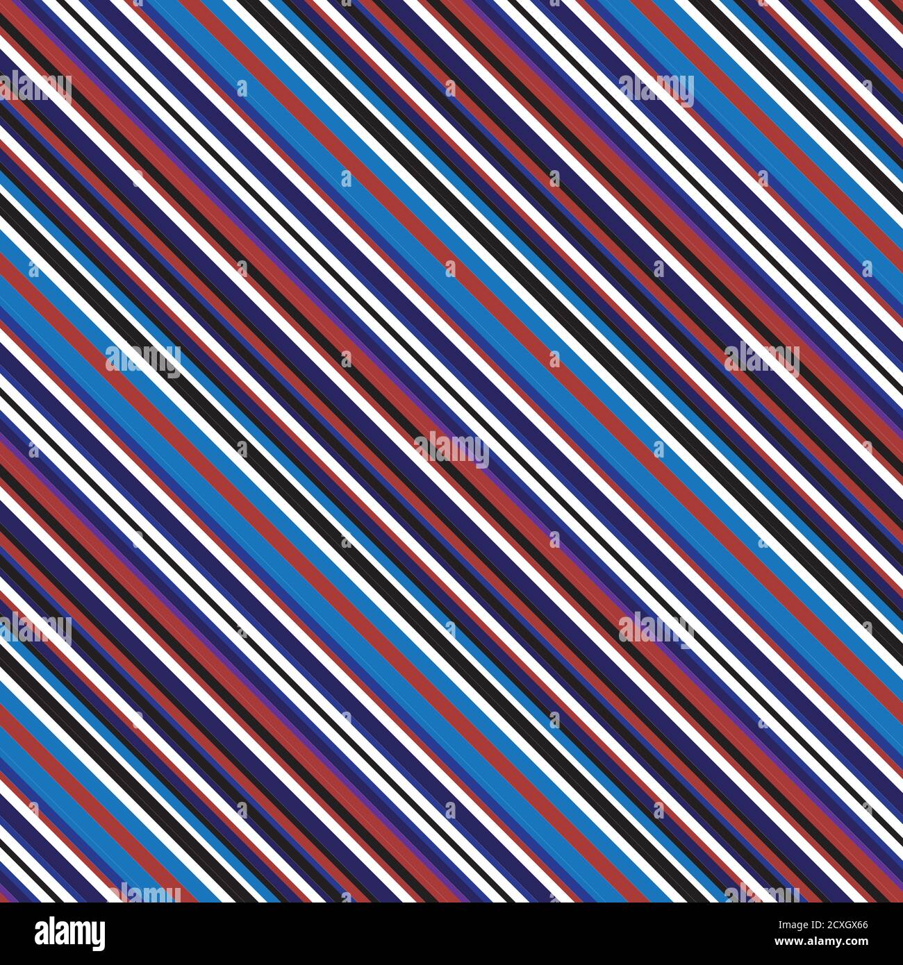 Seamless pattern with oblique colored segments Stock Vector