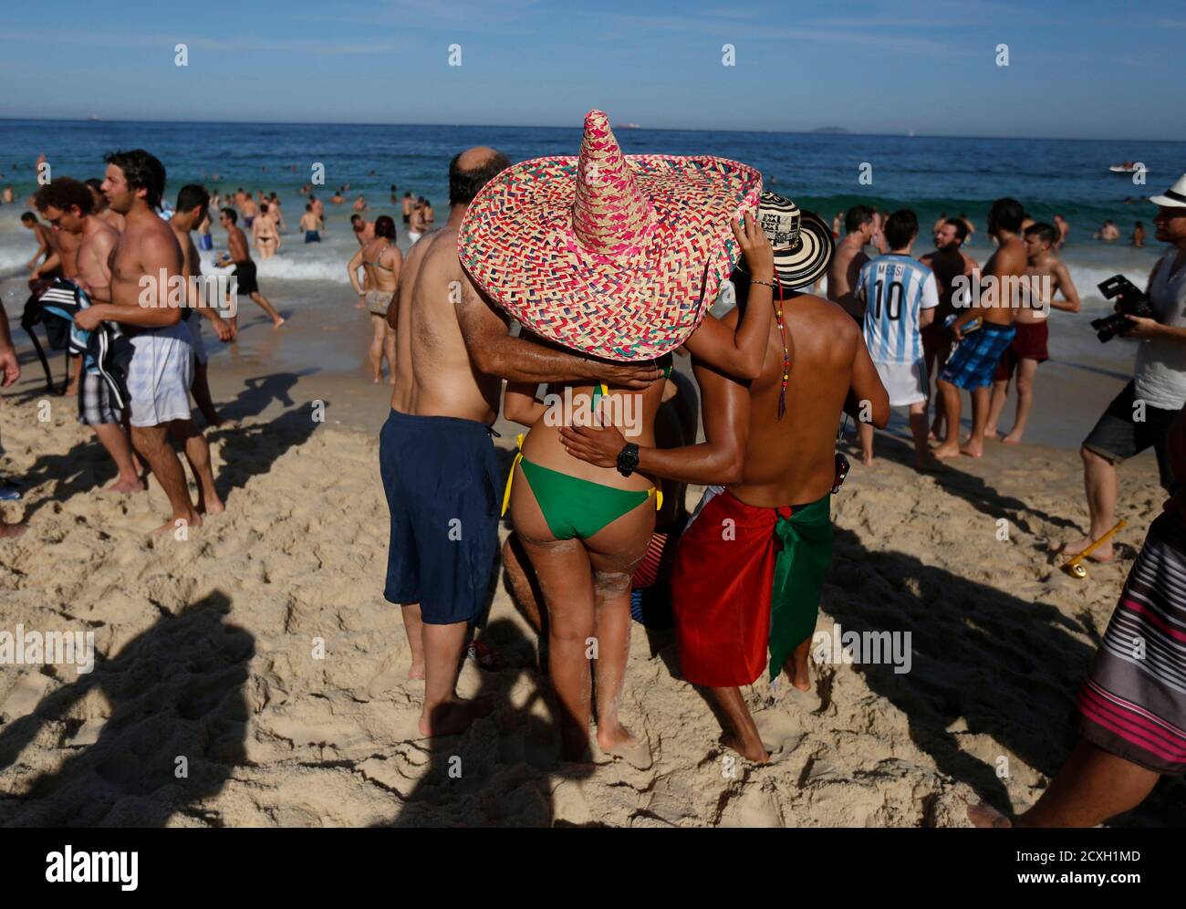 Copacabana beach in Rio de Janeiro 