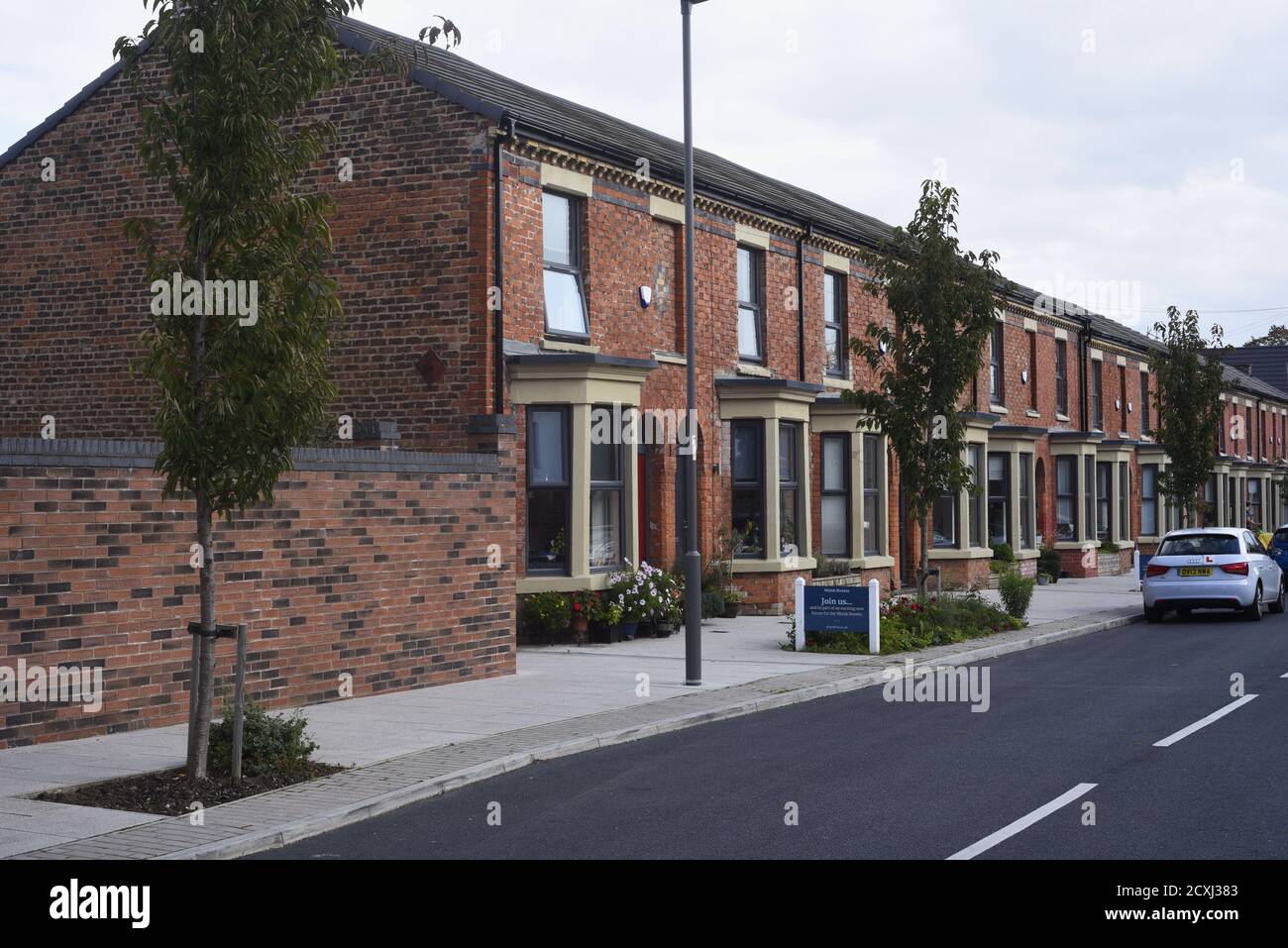 Redevelopemnt of The Welsh Streets residential area, Liverpool September 2020. The Welsh Streets won the Residential accolade at the RICS Awards Grand Stock Photo