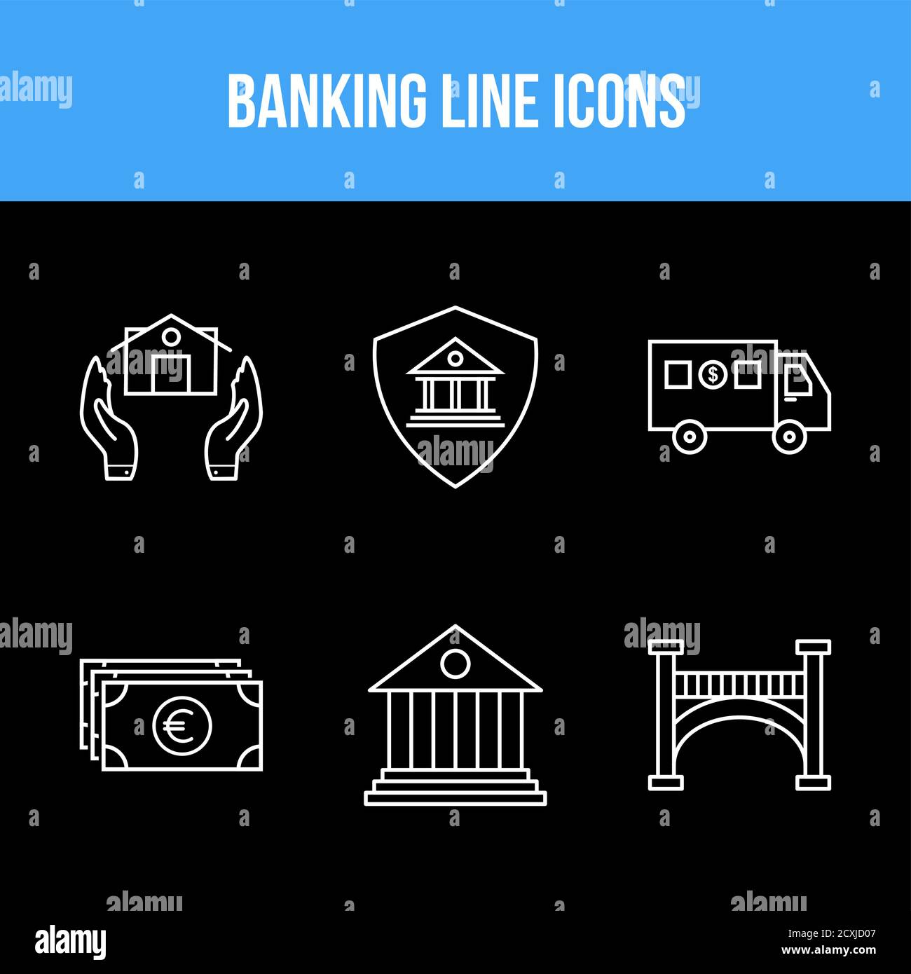 Unique Banking icons for personal and commercial use Stock Vector Image ...