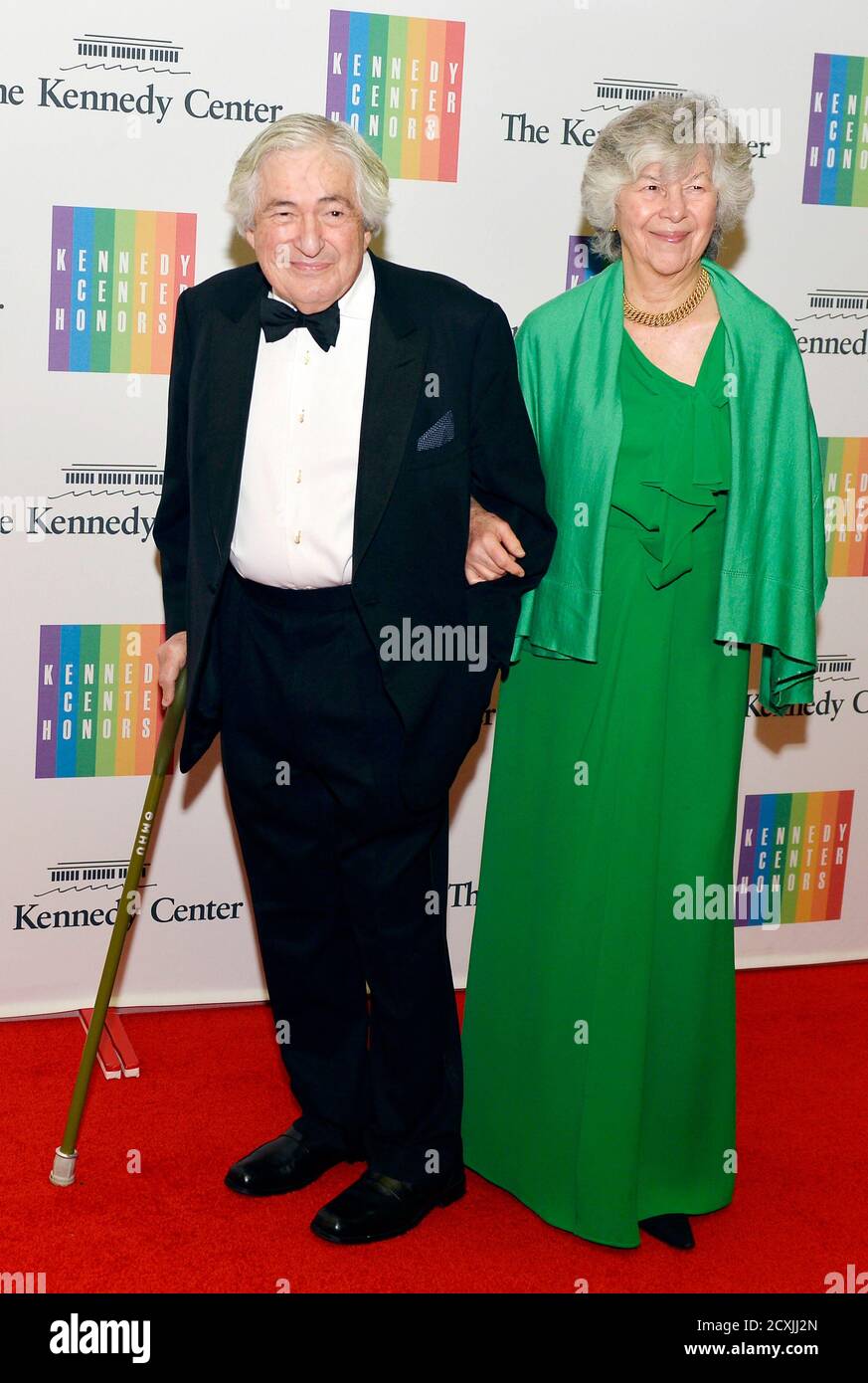 Former World Bank President James D Wolfensohn And His Wife Elaine Pose On The Red Carpet As They Arrive Ahead Of The 37th Annual Kennedy Center Gala Dinner At The U S State