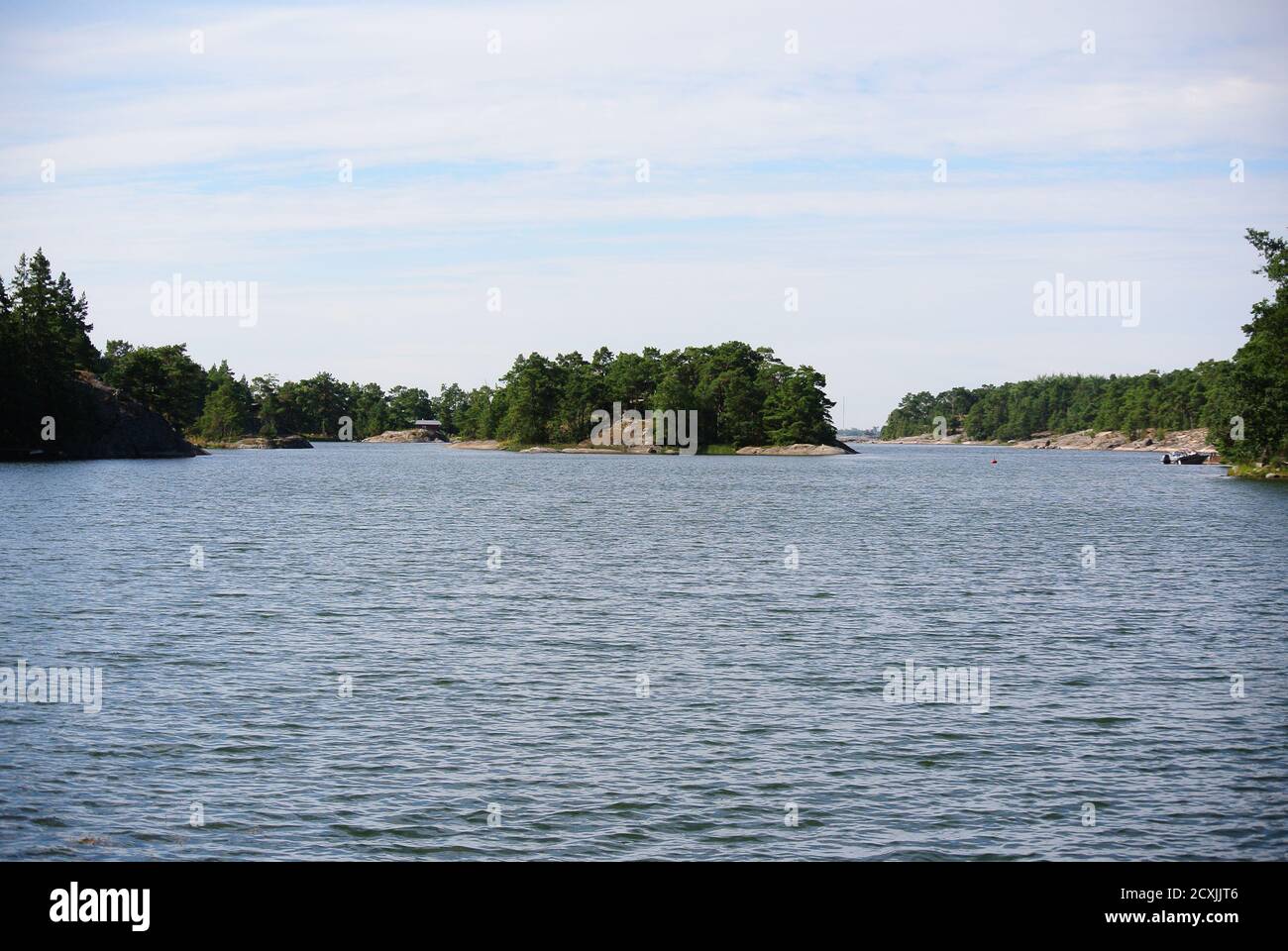 kirkkonummi Camping, Finland Stock Photo