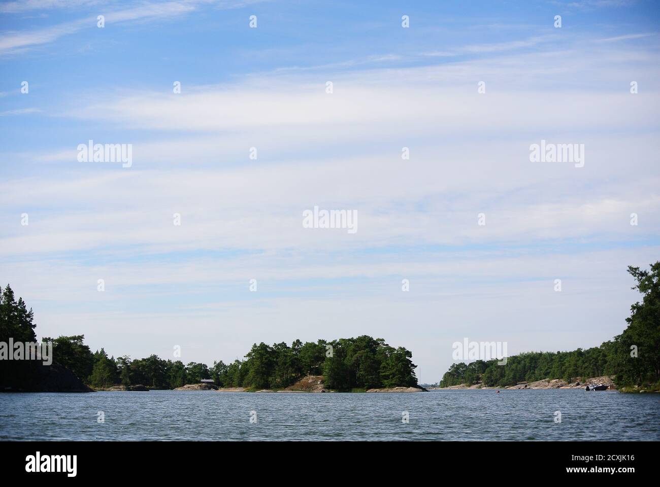 kirkkonummi Camping, Finland Stock Photo