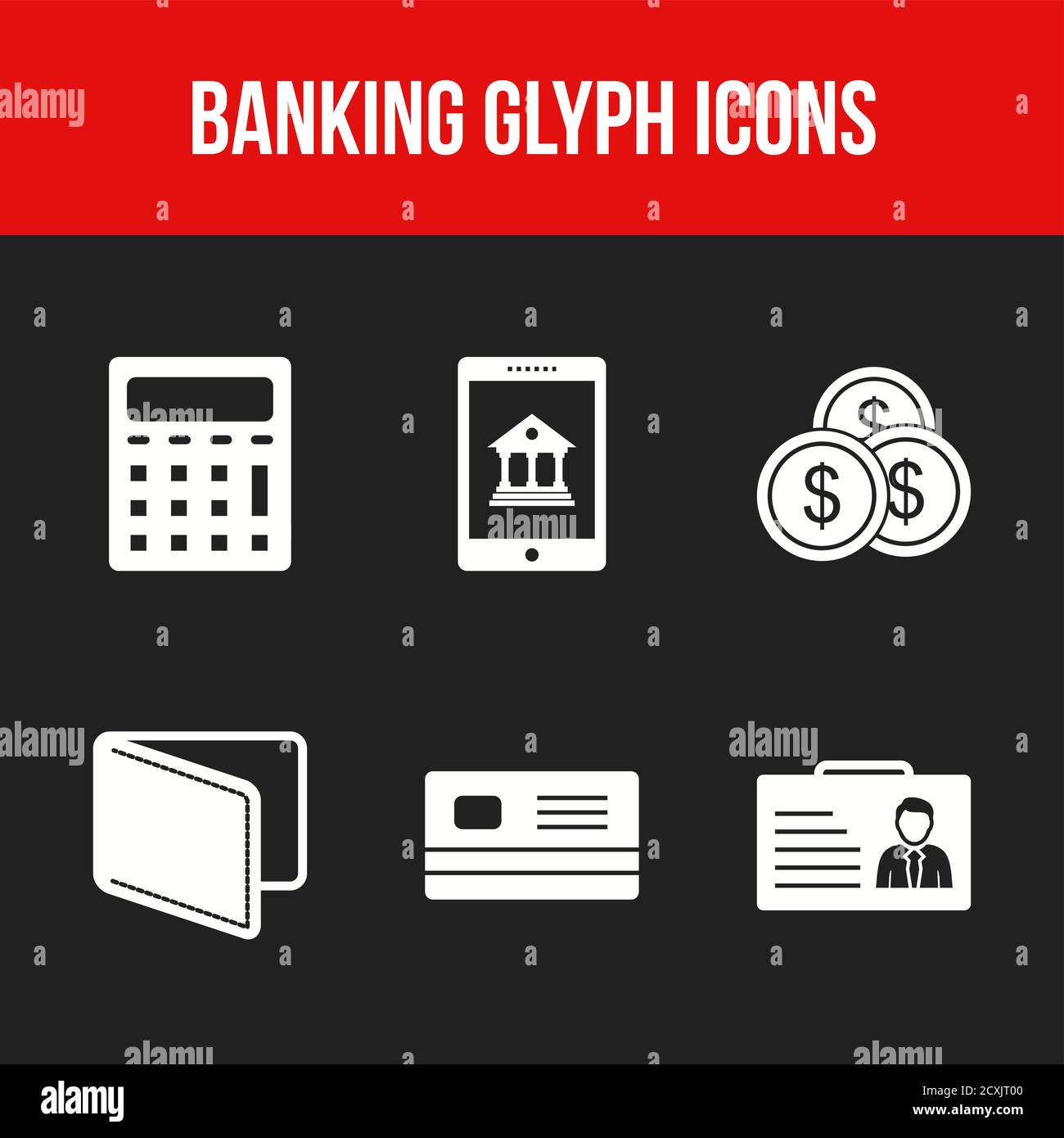 Banking icons for personal and commercial use Stock Vector Image & Art ...