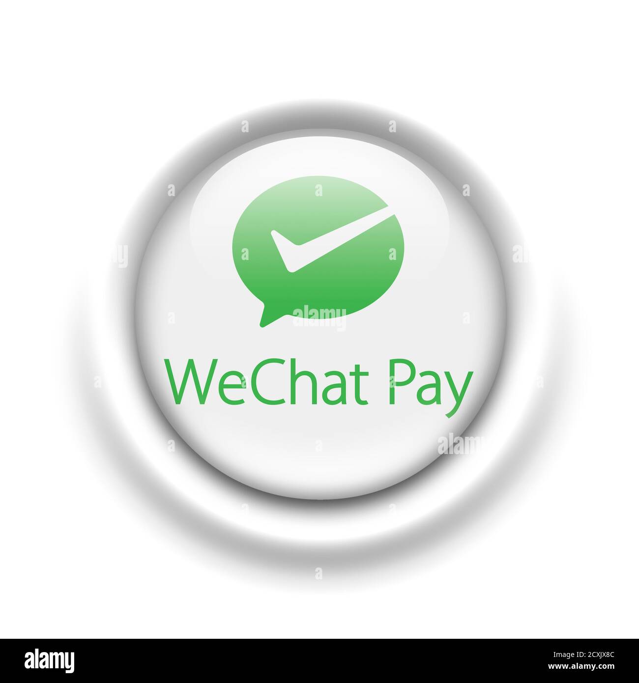 We Chat Loading Sign We Chat logo Stock Photo - Alamy