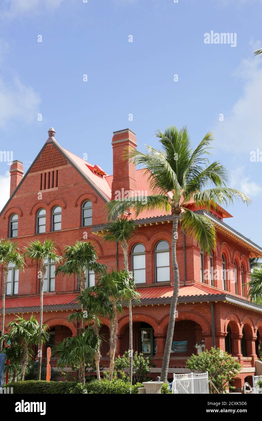 Key West Museum of Art & History., Key West Florida, USA Stock Photo