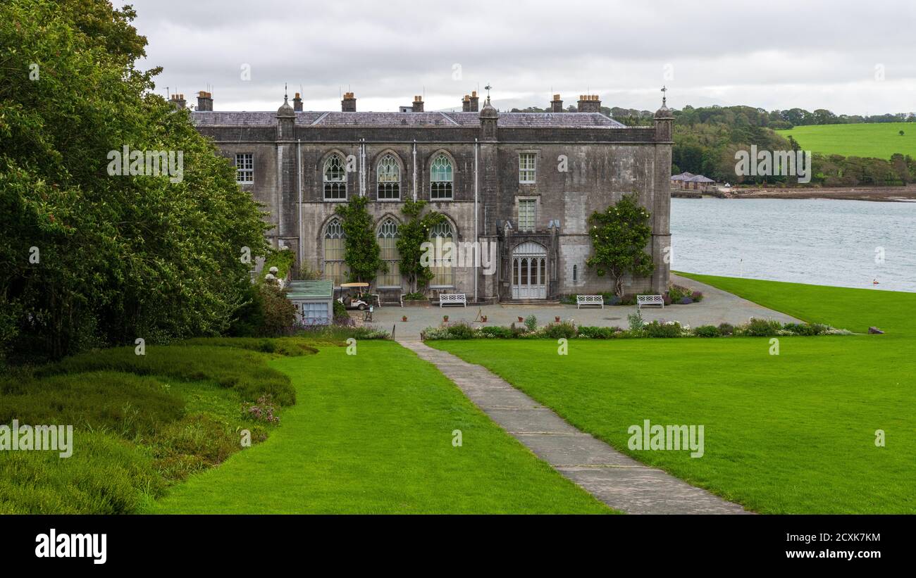 Plas Newydd Gardens, Anglesey, North Wales UK Stock Photo