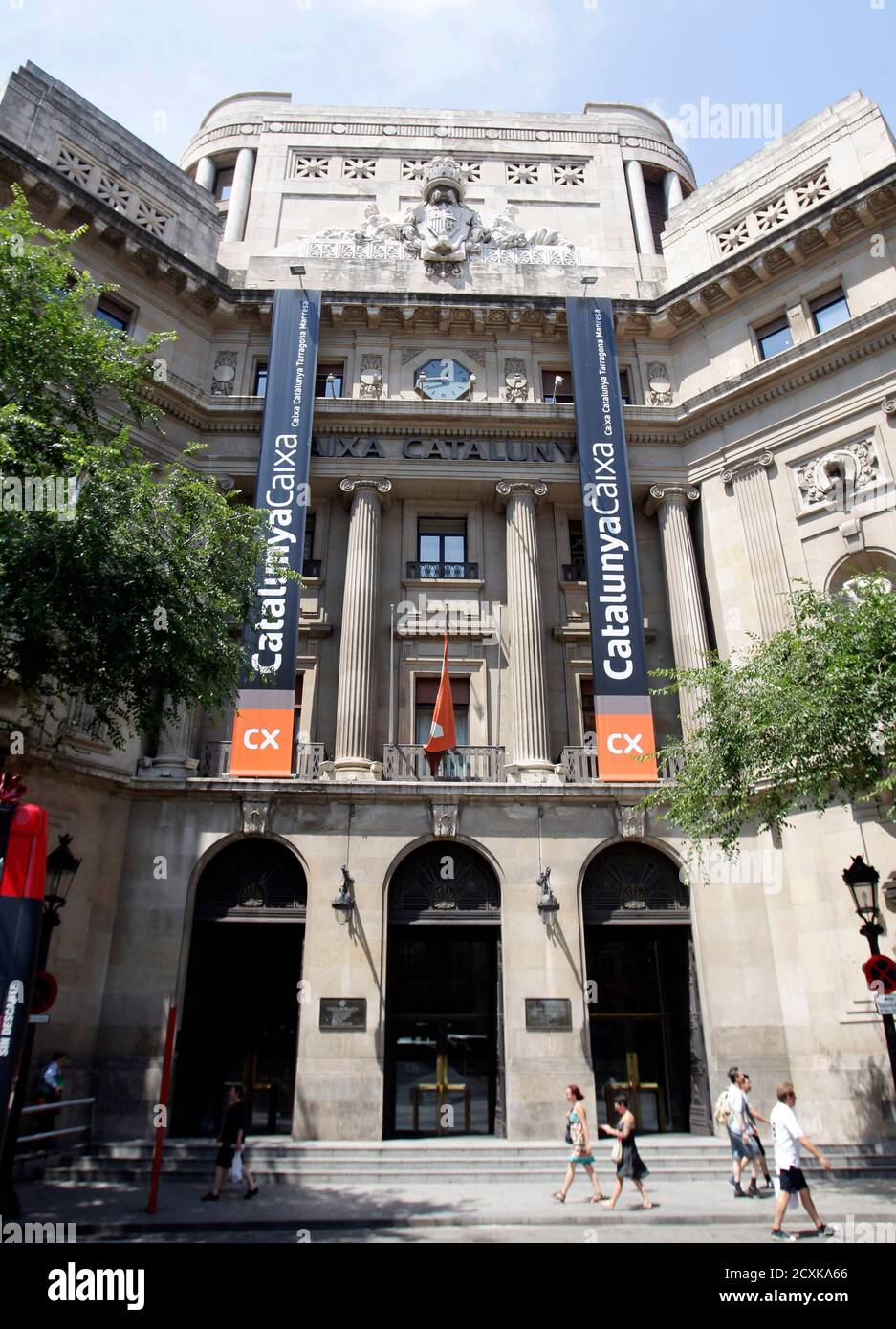 A general view of the Catalunya Caixa headquarters bank in central  Barcelona July 15, 2011. The European Banking Authority (EBA) says 8 banks  of 90 failed stress test. The banks need to