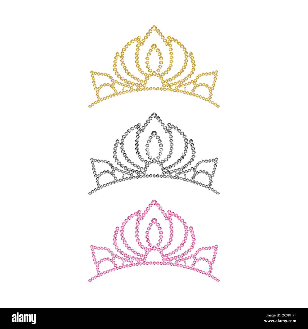 Crystal rhinestones Stock Vector Images - Alamy