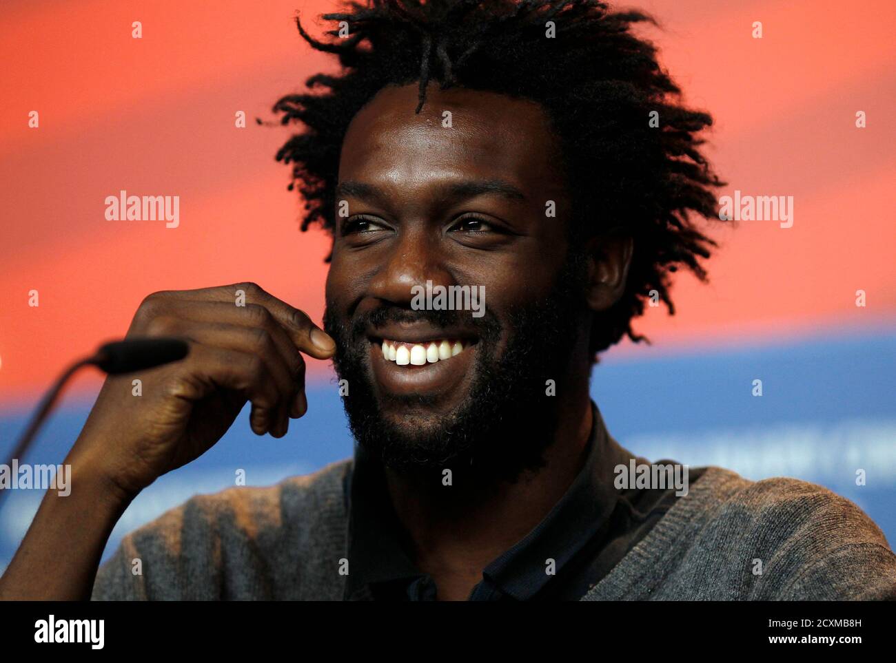 Actor Jean-Christophe Folly attends a news conference to promote the movie  'Schlafkrankheit' (Sleeping Sickness) at the 61st Berlinale International  Film Festival in Berlin February 12, 2011. The Berlinale International Film  Festival runs