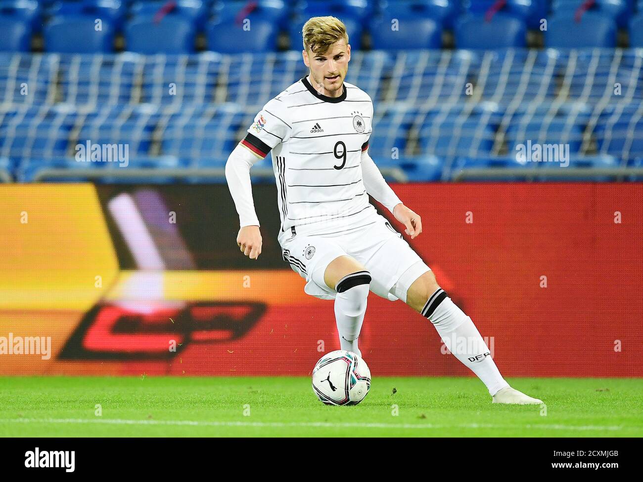 Timo Werner (Deutschland) Basel, 06.09.2020, Fussball, UEFA Nations League,  Gruppenphase, Schweiz - Deutschland © Peter Schatz / Alamy Live News  /Valeria Witters/Witters/Pool UEFA regulations prohibit any use of  photographs as image sequences