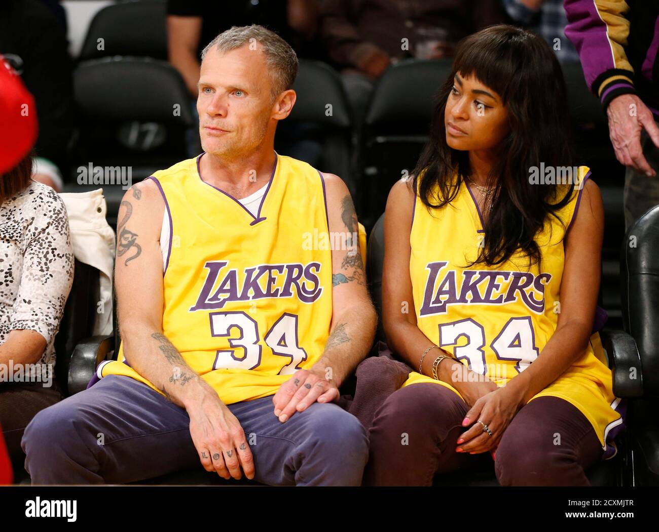 red hot chili peppers lakers jersey