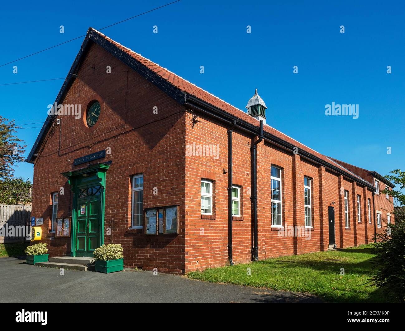 Village hall building at Whixley near Knaresborough North Yorkshire England Stock Photo