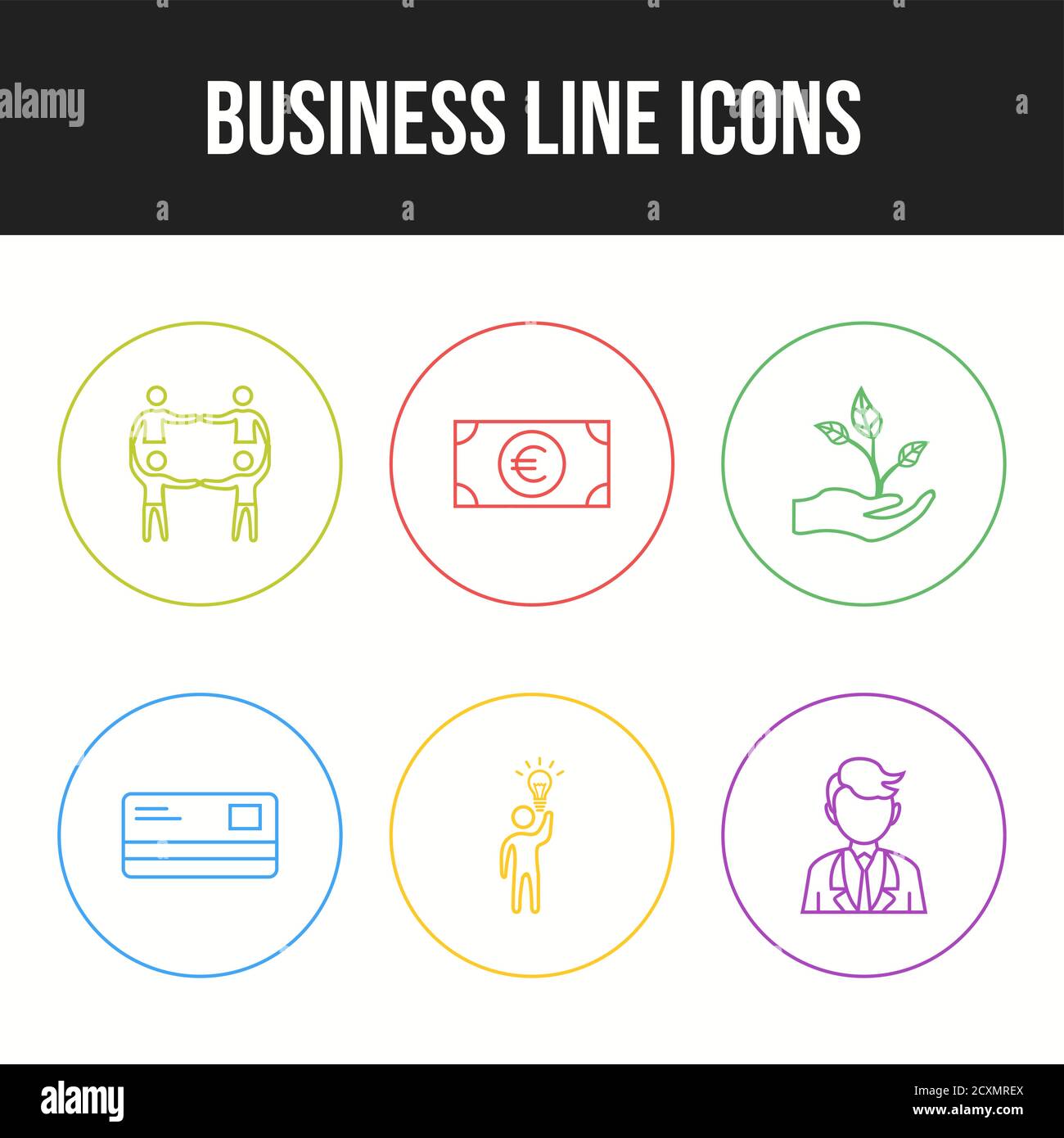 Unique 6 icons for personal and commercial use Stock Vector Image & Art ...