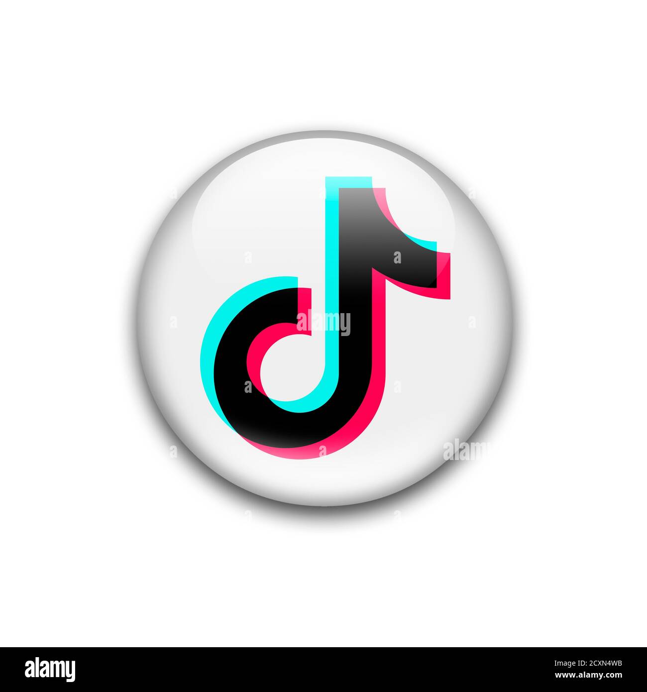 Tik Tok logo Stock Photo - Alamy