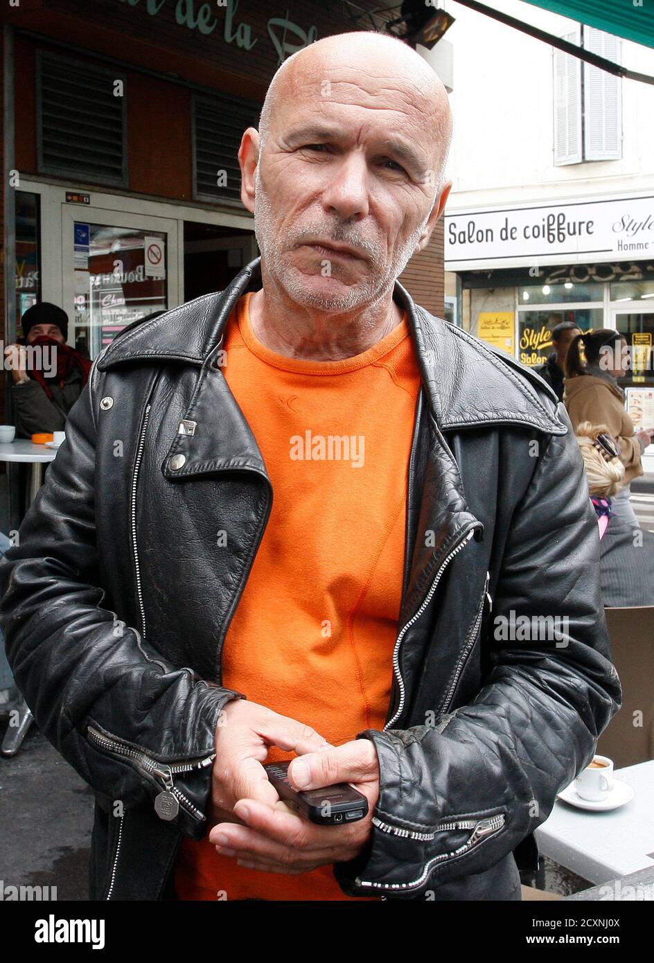 jean marc rouillan former leader of action directe the urban guerrilla group is seen in marseille may 18 2012 rouillan was granted a larger amount of freedom on friday after twenty four years of