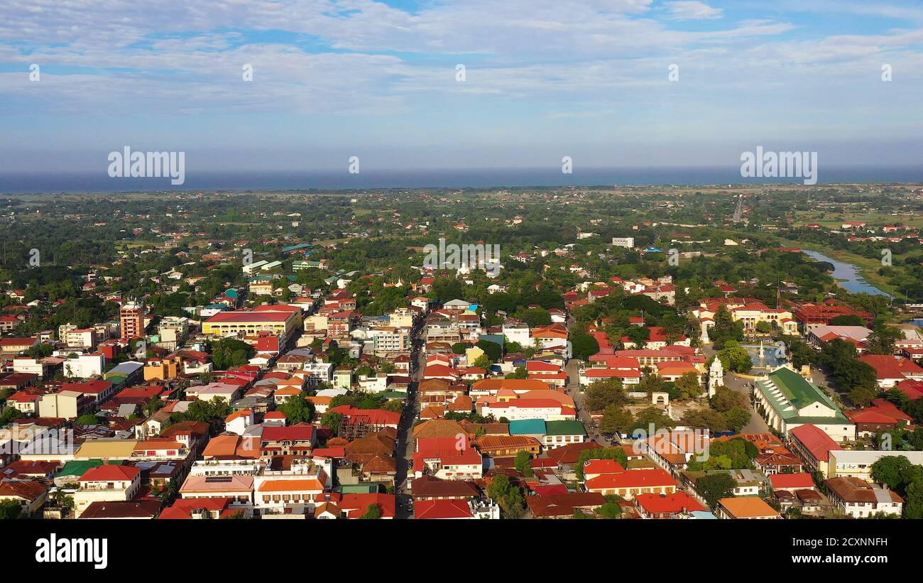 Old city Vigan in the Philippines. Historic colonial town in Spanish