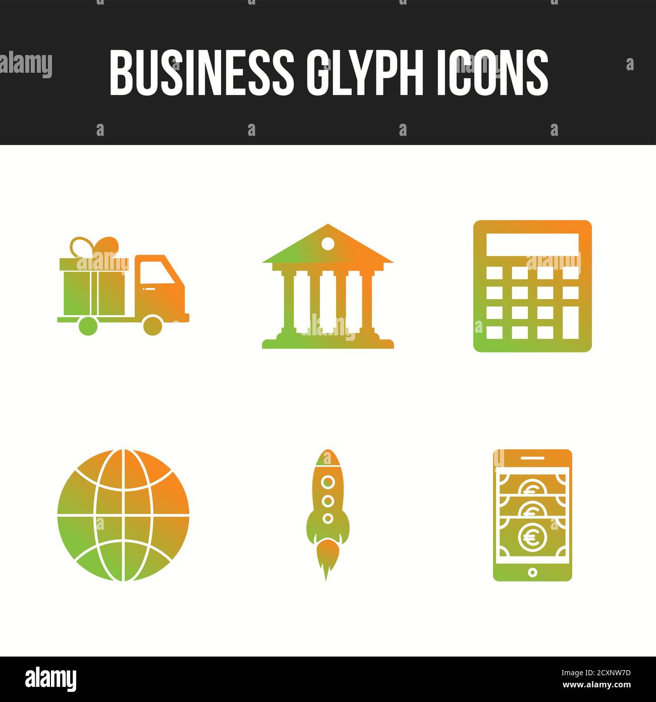 Business vector icons pack for personal and commercial use Stock Vector ...