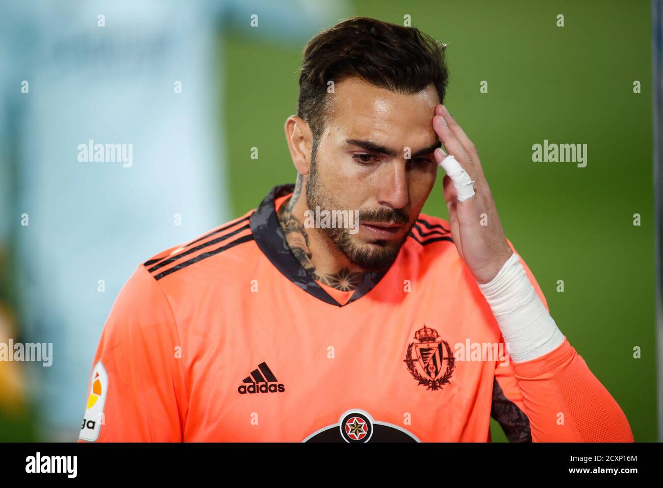 Roberto Jimenez Gago of Real Valladolid after the Spanish championship La Liga football match between Real Madrid and Real Valladolid on september 30, Stock Photo