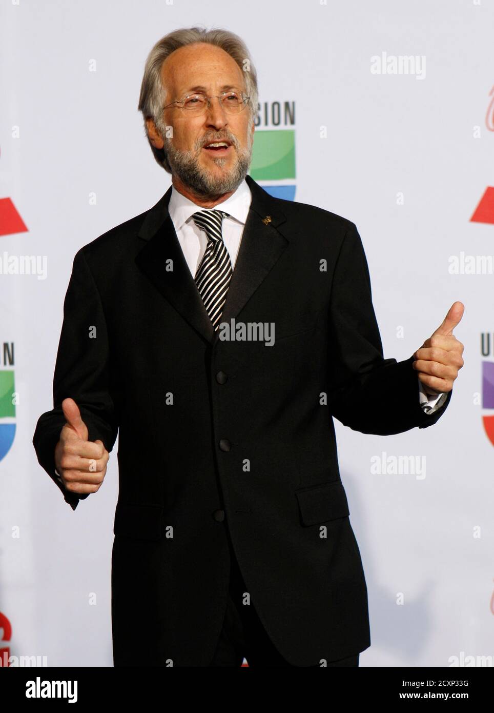Neil Portnow, president of the National Academy of Recording Arts and Sciences (NARAS), arrives at the 12th annual Latin Grammy Awards in Las Vegas, Nevada November 10, 2011.    REUTERS/Steve Marcus (UNITED STATES - Tags: ENTERTAINMENT) (LATINGRAMMYS-ARRIVALS) Stock Photo