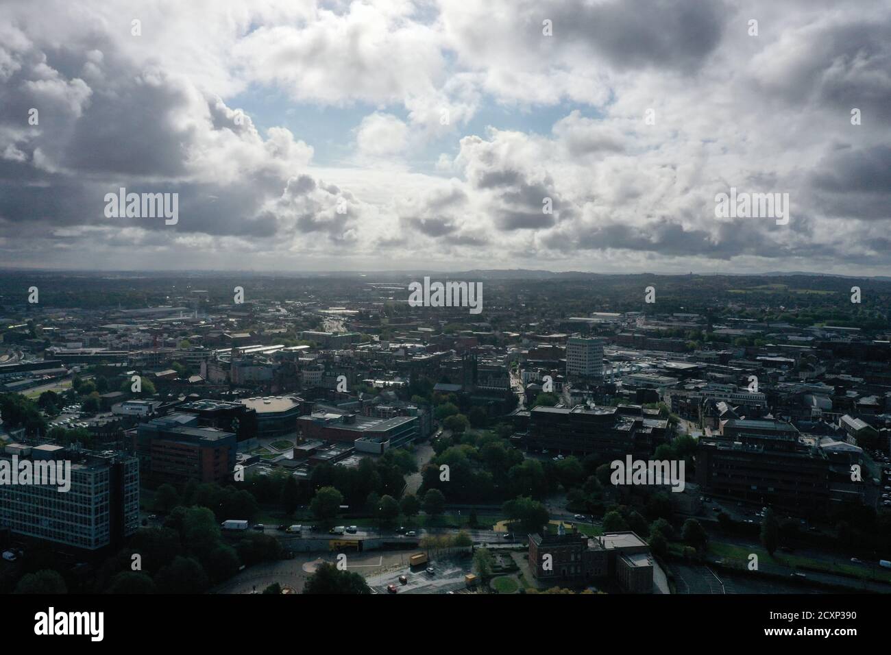 Wolverhampton Aerial An aerial view of Wolverhampton Stock Photo - Alamy