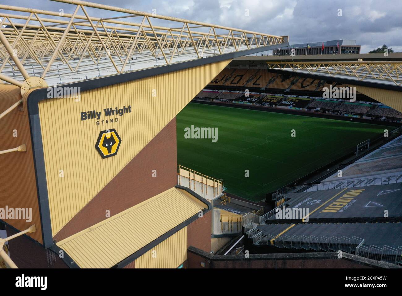 An Aerial View Of Molineux Stadium Home Of Wolverhampton Wanderers In ...