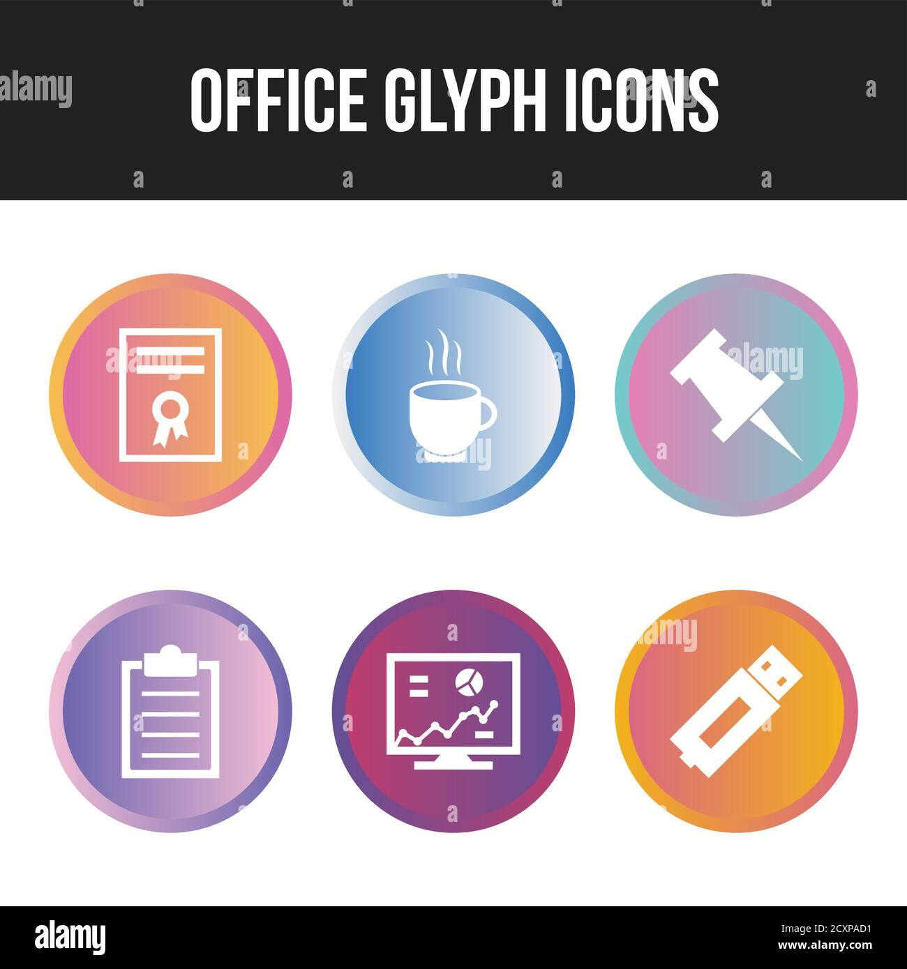 Unique 6 icons for personal and commercial use Stock Vector Image & Art ...