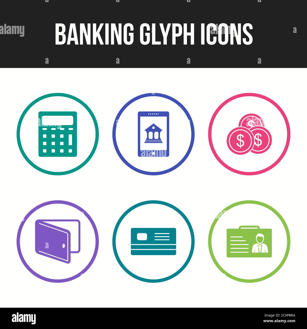 Banking icons for personal and commercial use Stock Vector Image & Art ...