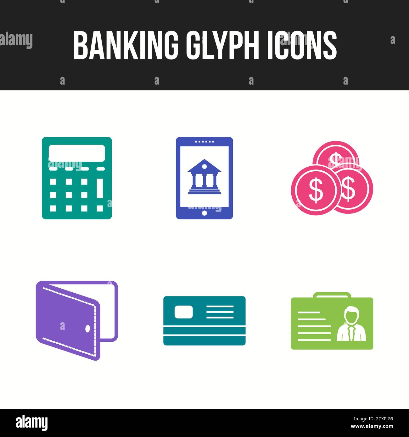 Banking icons for personal and commercial use Stock Vector Image & Art ...