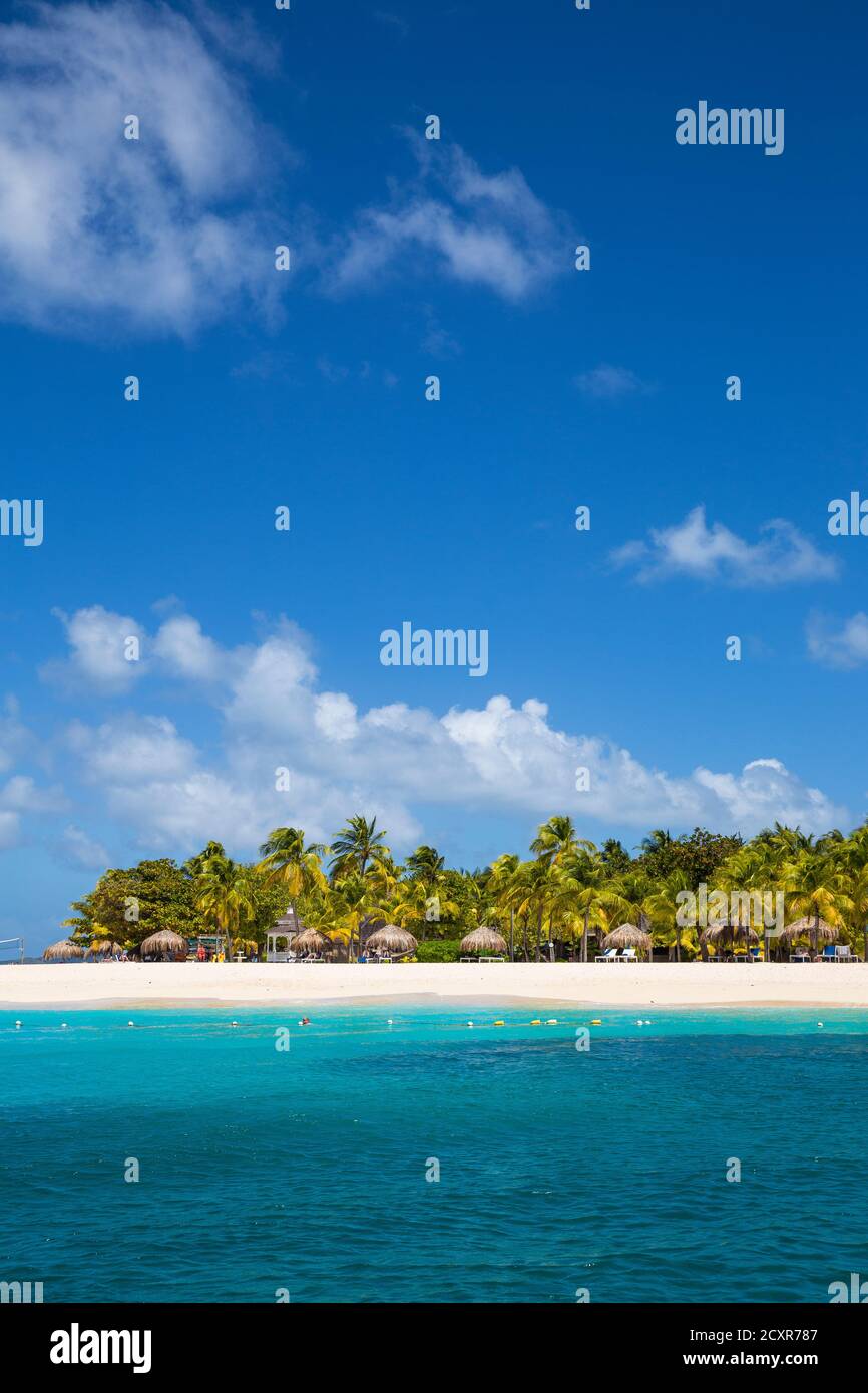 St Vincent and The Grenadines, Palm Island Stock Photo Alamy