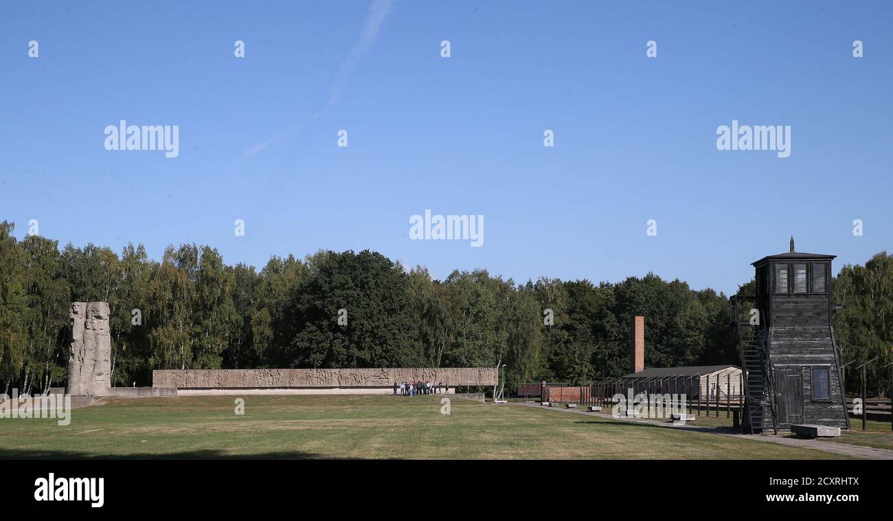 Sztutowo, Poland. 1st Oct, 2020. A view of the former Nazi German Stutthof death camp: crematorium and monument. The Stutthof Museum in Sztutowo. Konzentrationslager Stutthof - former German Nazi concentration camp established in the annexed areas of the Free City of Gdansk, 36 km from Gdansk. It functioned during the Second World War, from September 2, 1939 to May 9, 1945. Credit: Damian Klamka/ZUMA Wire/Alamy Live News Stock Photo