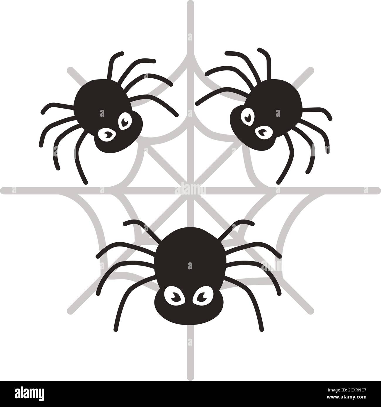 halloween spiders flat style icon vector illustration design Stock Vector Image & Art - Alamy