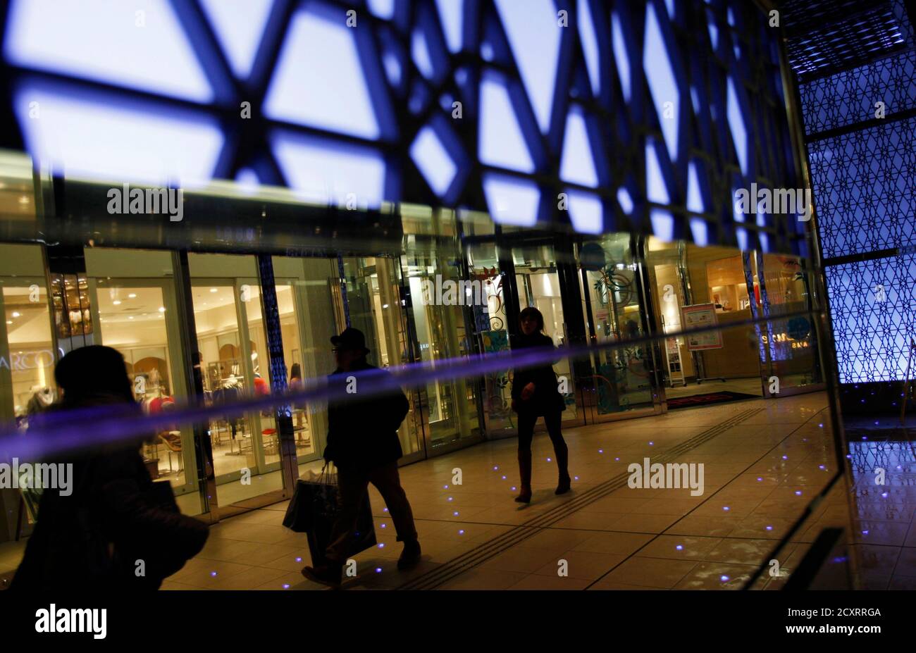 People Walk Through A Shopping District In Sendai Miyagi Prefecture Northeastern Japan February 25 12 After The March 11 11 Tsunami And Earthquake Much Of The New Business Is Gravitating To Sendai