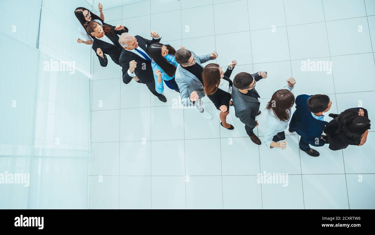 group of diverse business people standing in a queue Stock Photo - Alamy