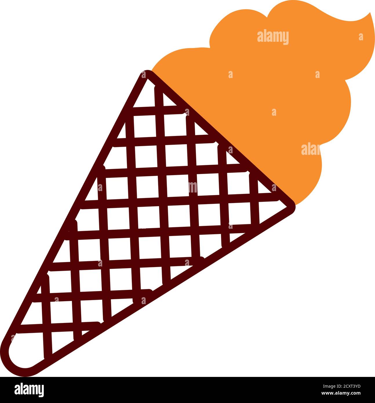 Ice Cream Cone Icon Over White Background Half Line Half Color Style Vector Illustration Stock Vector Image Art Alamy Ice Cream Cone Icon Over White Background Half Line Half Color Style Vector Illustration Stock Vector Image Art Alamy