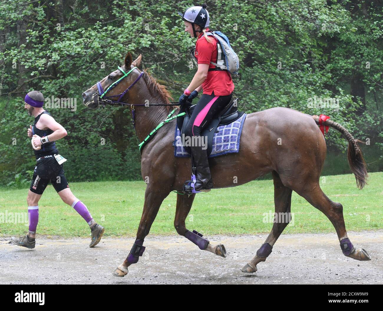 Man horse marathon wales hi-res stock photography and images - Alamy