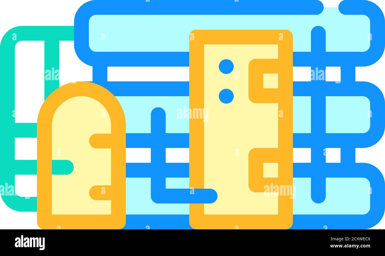 filtration system supply color icon vector illustration Stock Vector ...