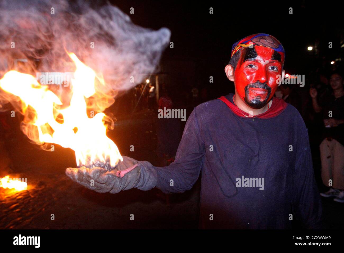 Bolas de fuego festival, el salvador hires stock photography and