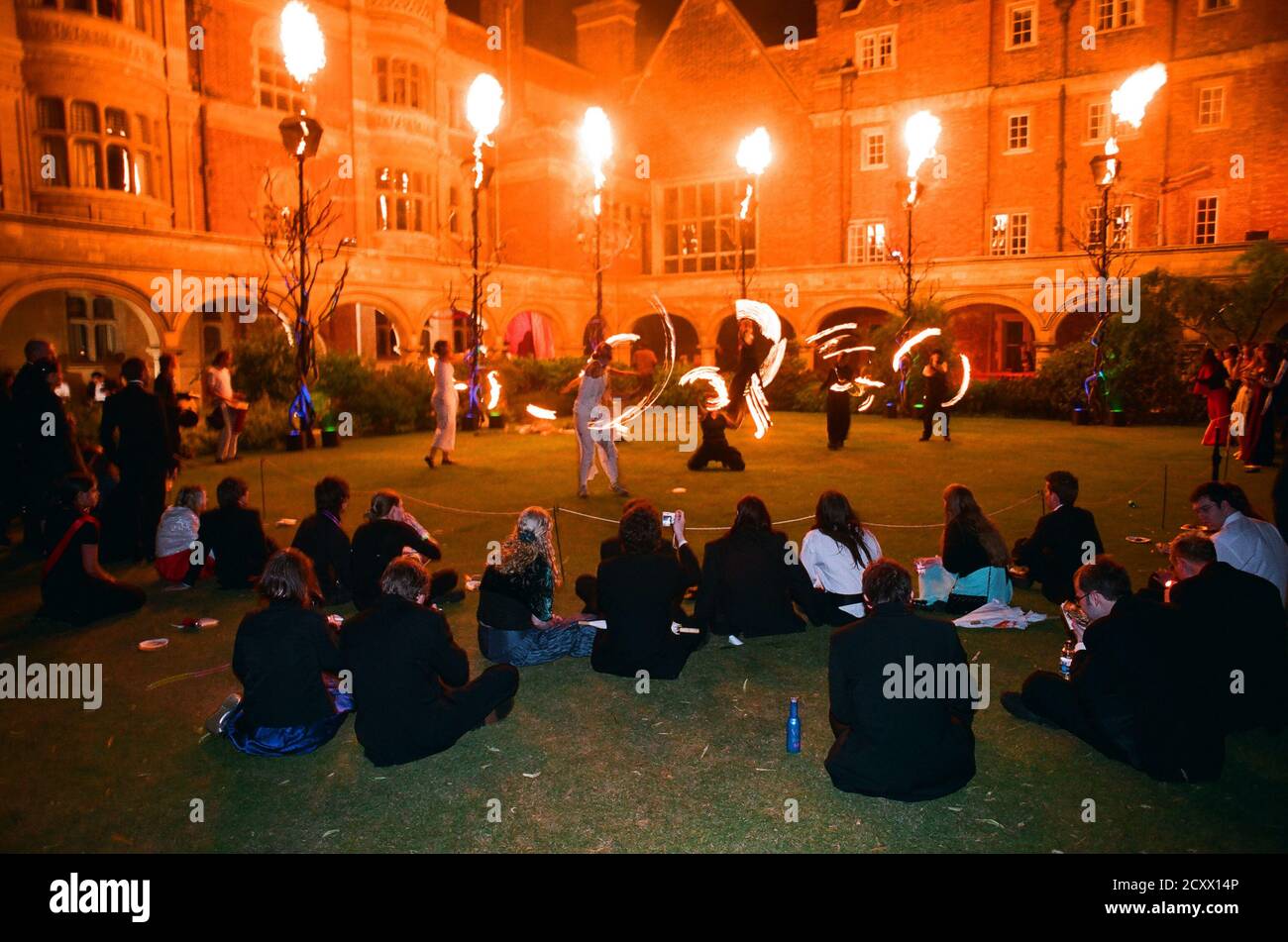 The Sidney Sussex College Cambridge May Ball held in June 2008 Stock Photo