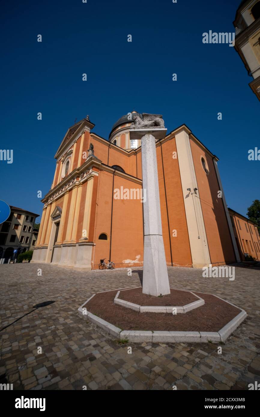 church of boretto reggio emilia exteriors. High quality photo Stock Photo